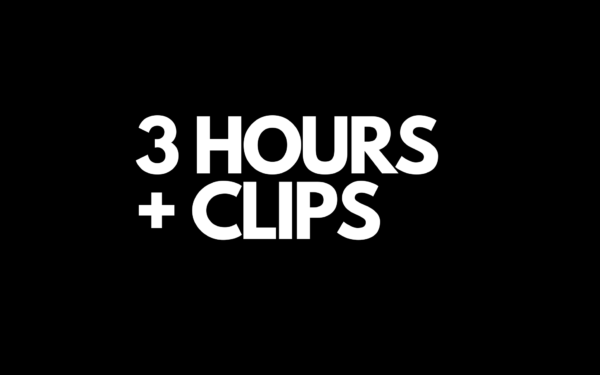 3 Hours, 3 Episodes + 30 Viral Style Social Clips Package